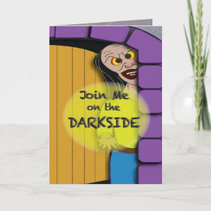 Die dunkle Seite von Halloween Karte