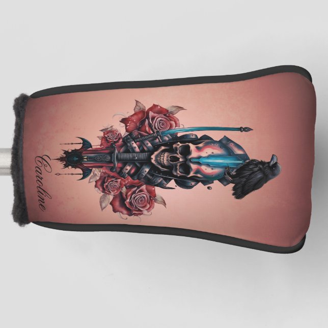 Die dunkle und geheimnisvolle Welt des gotischen S Golf Headcover (Vorderseite)