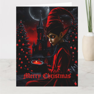 Die dunkle Weihnachtszeit. Karte