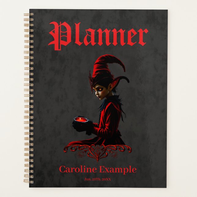Die dunkle Weihnachtszeit Planer (Vorderseite)