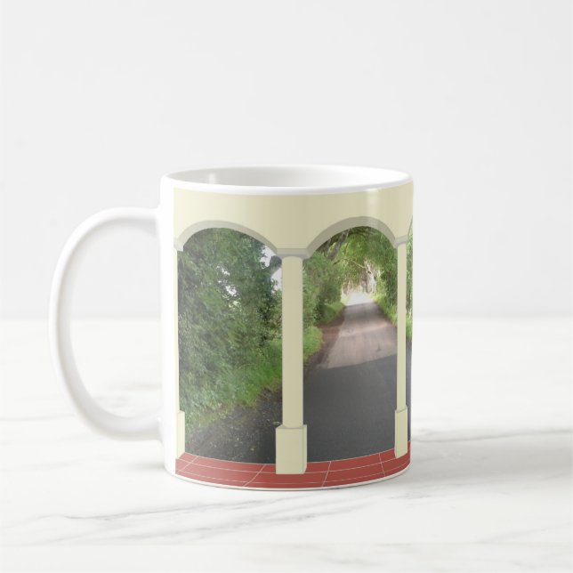 Die dunklen Hecken Kaffeetasse (Links)