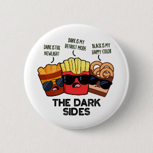 Die dunklen Seiten des sonnigen Fastfood Puffs Button