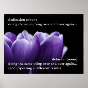 Die dünne Linie zwischen Widmung und Poster