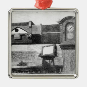 Die Durchfahrt von Venus Silbernes Ornament