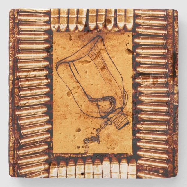 Die Dürre Steinuntersetzer (Vorderseite)