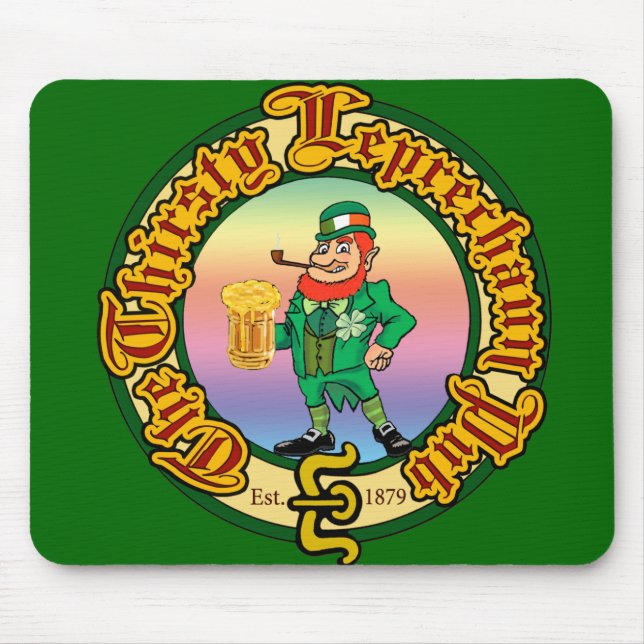 Die durstige Kobold-Kneipe Mousepad (Vorne)