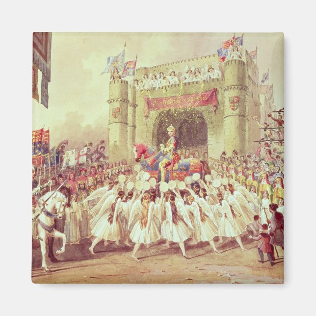 Die Dusche des Goldes Magnet (Vorne)