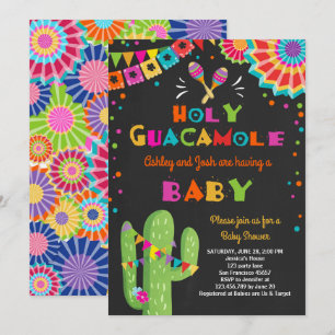 Die Dusche des heiligen Guacamole Fiesta Baby lädt Einladung