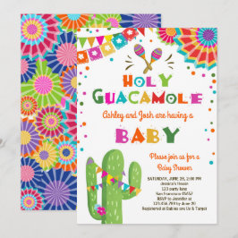 Die Dusche des heiligen Guacamole Fiesta Baby lädt Einladung