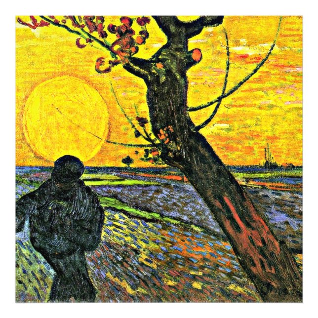 Die Dusche, ein Kunstwerk von Vincent van Gogh Fotodruck (Vorne)