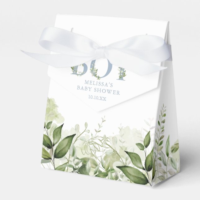 Die Dusche ist ein Junge Grünpflanzen Foliage Dust Geschenkschachtel (Vorderseite)