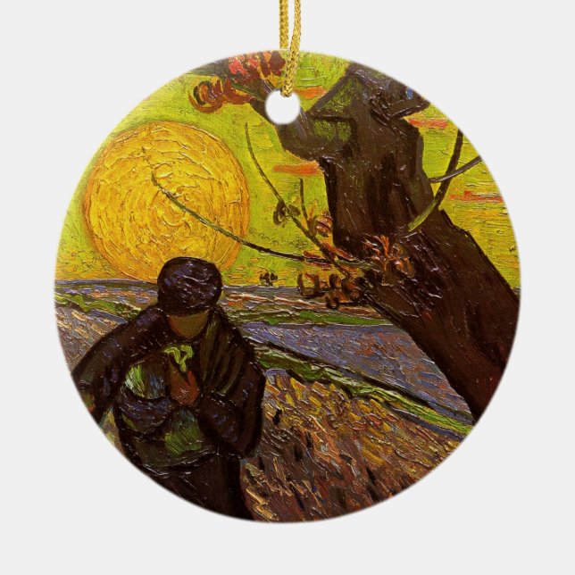 Die Dusche von Vincent van Gogh Keramikornament (Vorne)