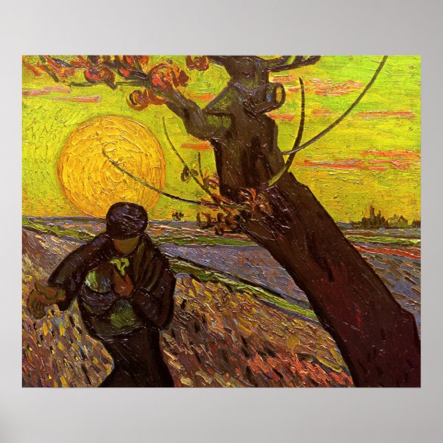 Die Dusche von Vincent van Gogh Poster (Vorne)