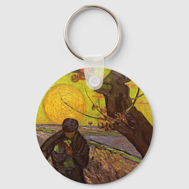 Die Dusche von Vincent van Gogh Schlüsselanhänger (Vorderseite)