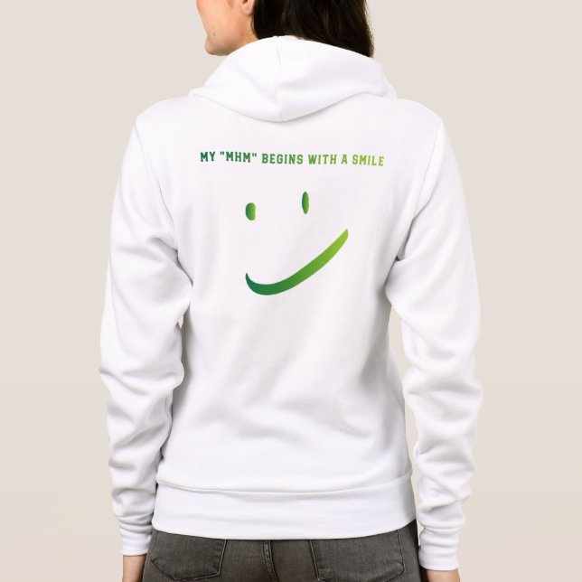 Die Dynamik der psychischen Gesundheit für Frauen  Hoodie (Rückseite)