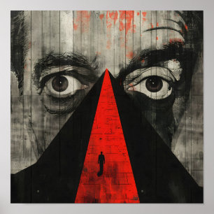 Die dystopische Straße Poster