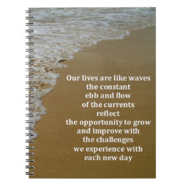 Die EBB und der Fluss des Lebens Notizblock