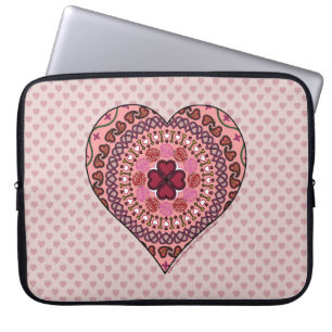 Die Ebenen des Herz-Laptop-Case Laptopschutzhülle