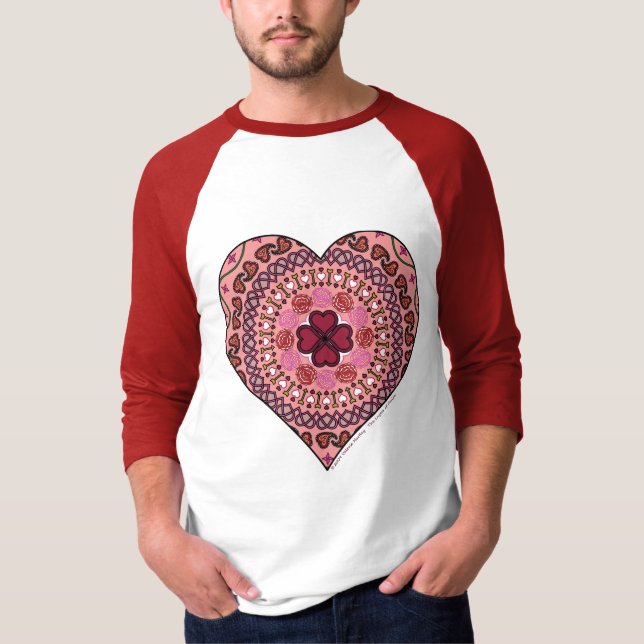 Die Ebenen des Shirts der Herzmenschen (Vorderseite)
