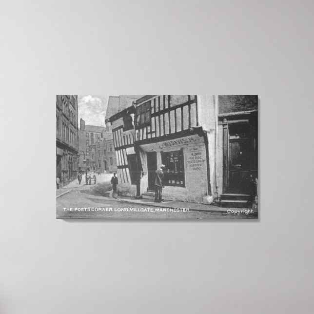 Die Ecke des Dichters Leinwanddruck (Vorderseite)