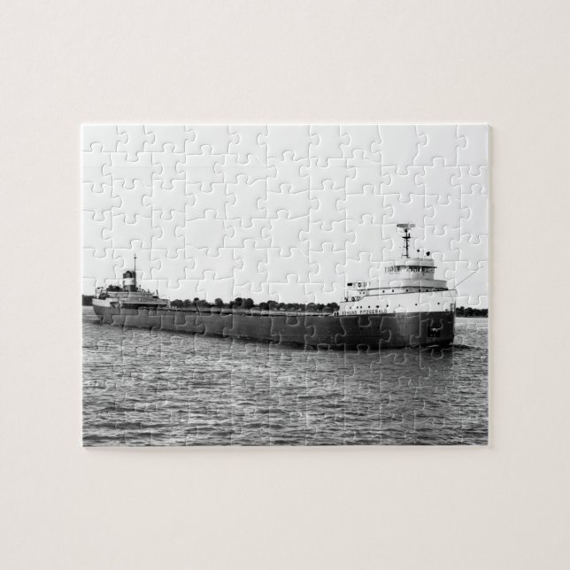 Die Edmund Fitzgerald auf dem St. Clair River (Horizontal)