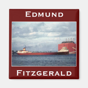Die Edmund Fitzgerald auf dem St. Clair River Magnet
