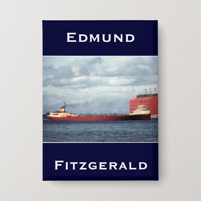 Die Edmund Fitzgerald Button (Vorderseite)