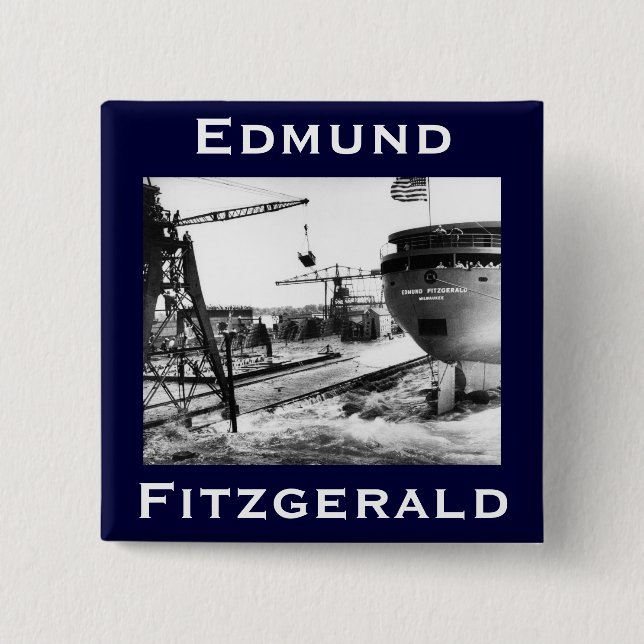 Die Edmund Fitzgerald Button (Vorderseite)