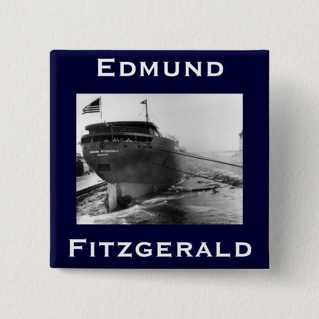 Die Edmund Fitzgerald Button (Vorderseite)