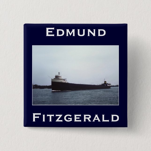 Die Edmund Fitzgerald Button (Vorderseite)