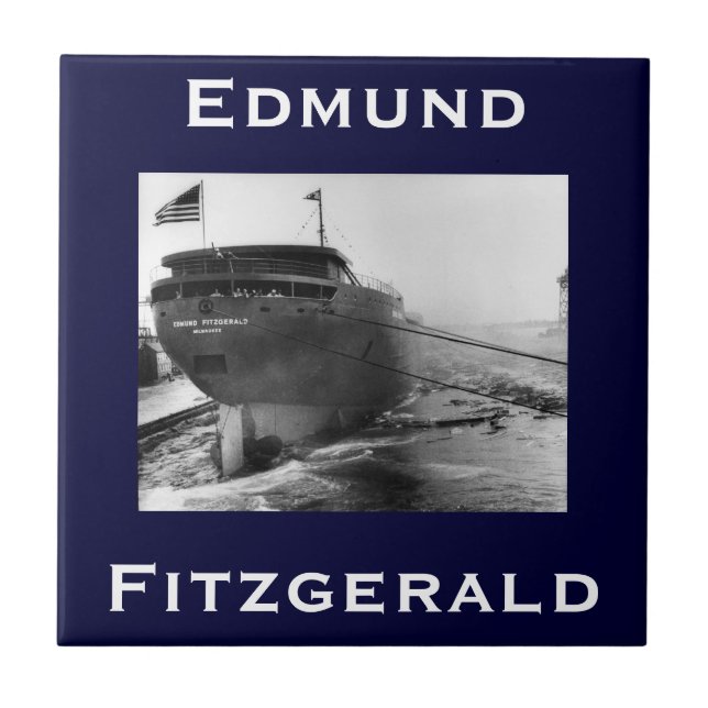 Die Edmund Fitzgerald Fliese (Vorderseite)