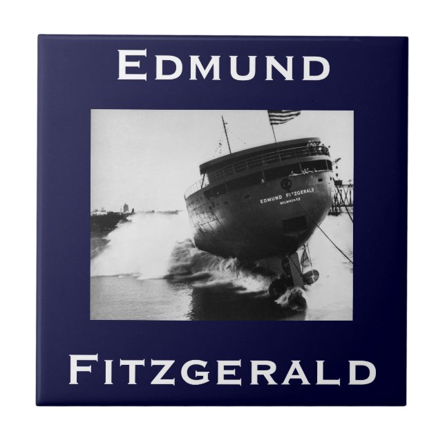 Die Edmund Fitzgerald Fliese (Vorderseite)