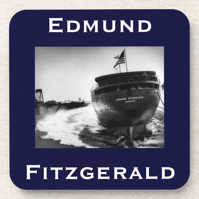 Die Edmund Fitzgerald Getränkeuntersetzer (Vorderseite)