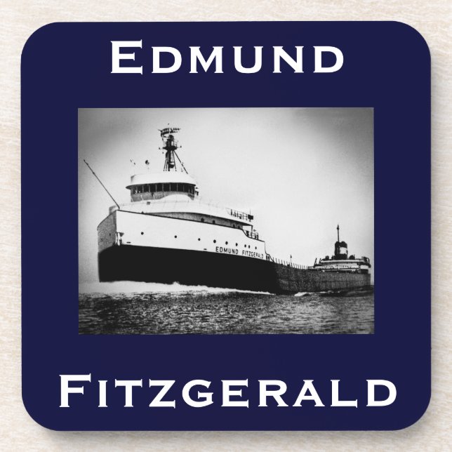 Die Edmund Fitzgerald Getränkeuntersetzer (Vorderseite)