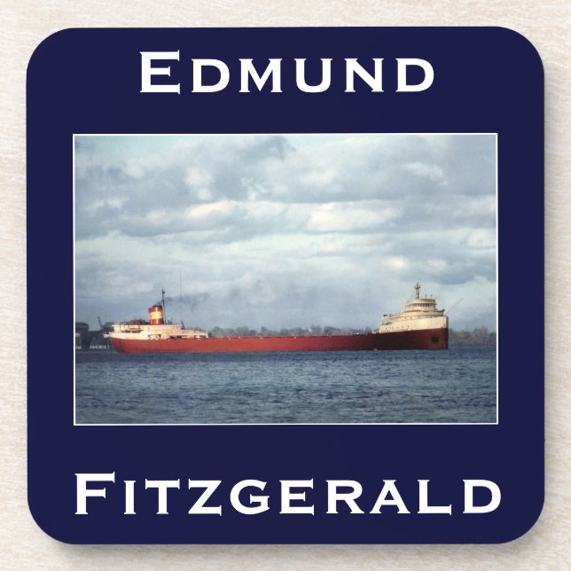 Die Edmund Fitzgerald Getränkeuntersetzer (Vorderseite)