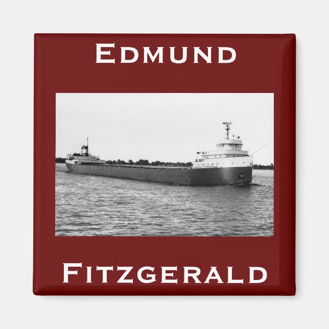 Die Edmund Fitzgerald  Magnet (Vorne)