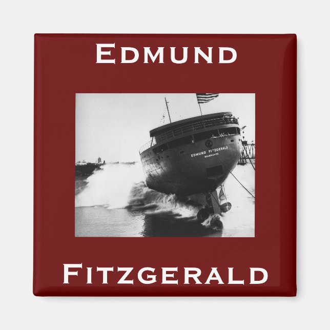 Die Edmund Fitzgerald  Magnet (Vorne)