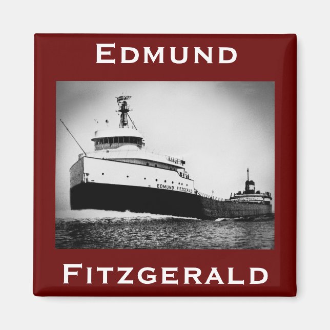 Die Edmund Fitzgerald  Magnet (Vorne)