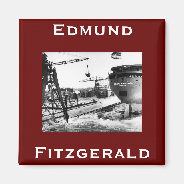 Die Edmund Fitzgerald  Magnet (Vorne)