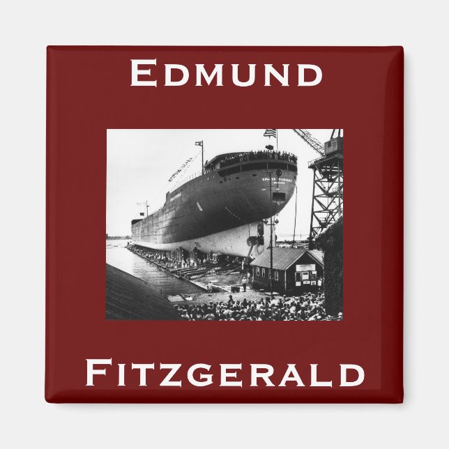 Die Edmund Fitzgerald  Magnet (Vorne)