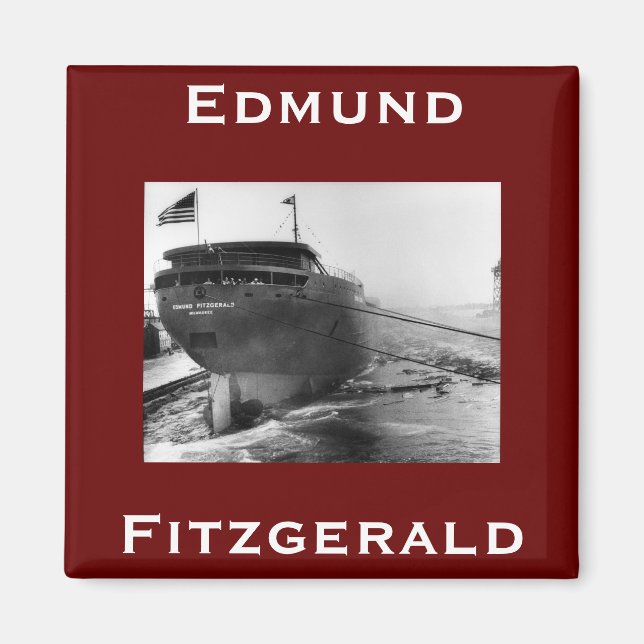 Die Edmund Fitzgerald  Magnet (Vorne)