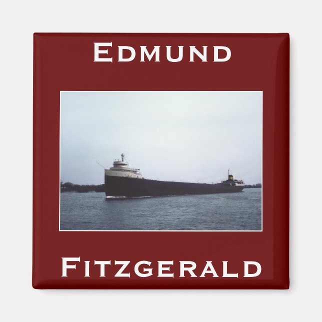 Die Edmund Fitzgerald  Magnet (Vorne)