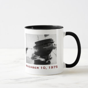 Die Edmund Fitzgerald mit Besatzungsnamen Tasse