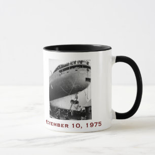 Die Edmund Fitzgerald mit Besatzungsnamen Tasse
