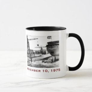 Die Edmund Fitzgerald mit Besatzungsnamen Tasse