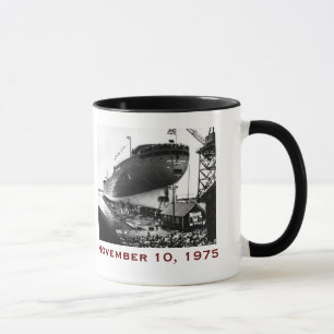 Die Edmund Fitzgerald mit Besatzungsnamen Tasse
