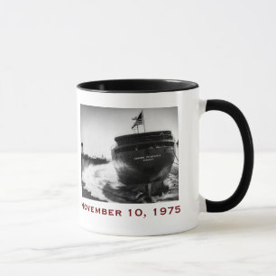 Die Edmund Fitzgerald mit Besatzungsnamen Tasse
