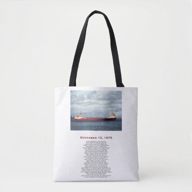 Die Edmund Fitzgerald Tasche (Vorderseite)