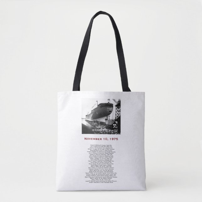 Die Edmund Fitzgerald Tasche (Vorderseite)
