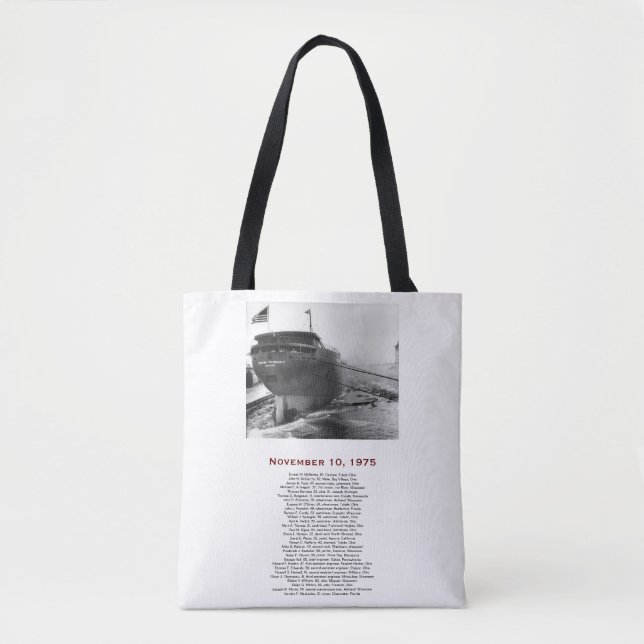 Die Edmund Fitzgerald Tasche (Vorderseite)